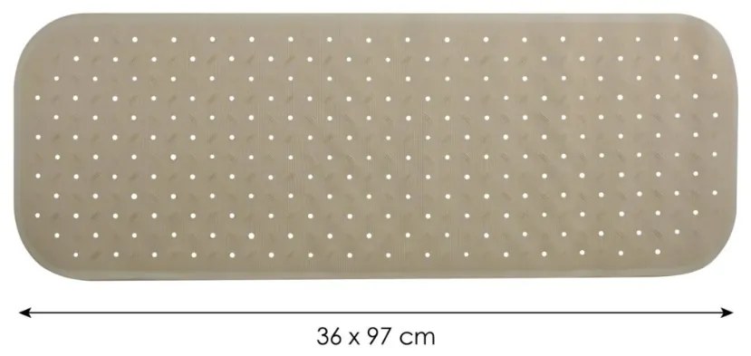 Spirella Antypoślizgowa mata do wanny CLASSPremium, beżowa, 36 x 97 cm