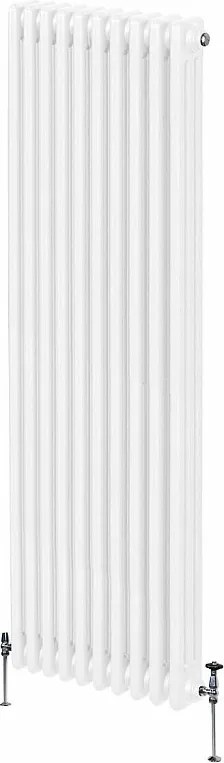 Tradycyjny grzejnik 3-kolumnowy - 1800 x 472 mm - biały