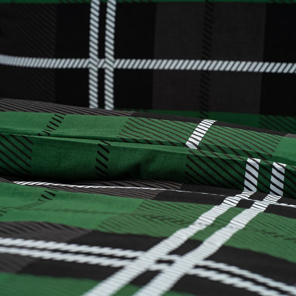 4Home Pościel bawełniana Green Classic, 160 x 200 cm, 70 x 80 cm, 160 x 200 cm, 70 x 80 cm