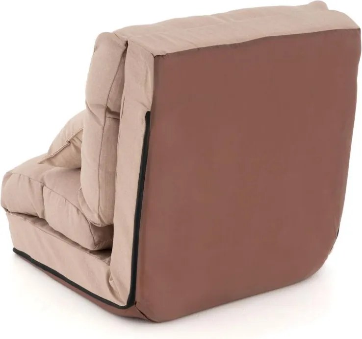 Materac siedziskowy, rozkładany 220 x 60 x 14 cm, beżowy