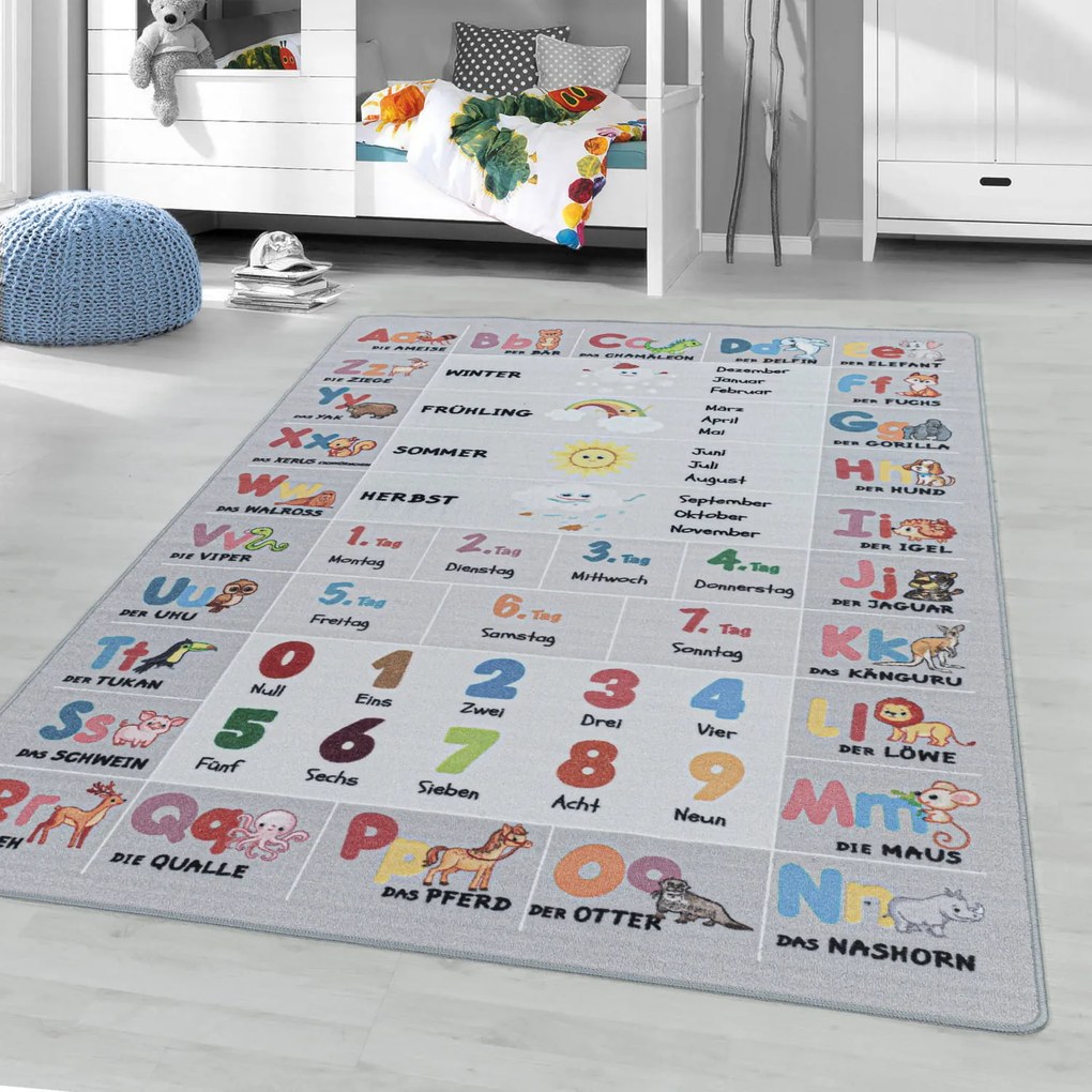 Dywan dziecięcy Play elementarz 140 cm x 200 cm