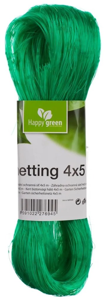 Happy Green Siatka ochronna do ogrodu przeciwkoptakom, 4 x 5 m