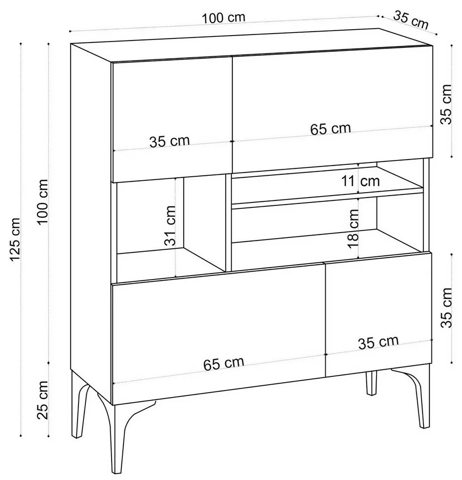 Szafa Krista Sapphire Oak