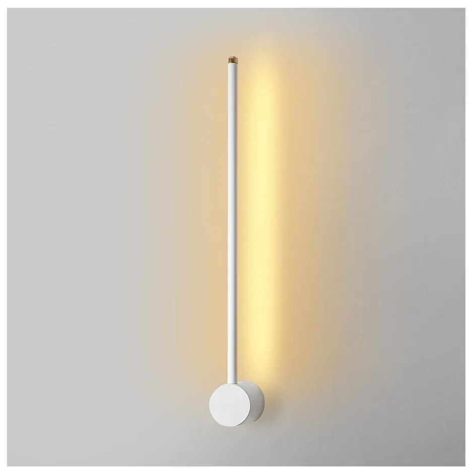 Biały kinkiet LED ø 7 cm Sword – Opviq lights