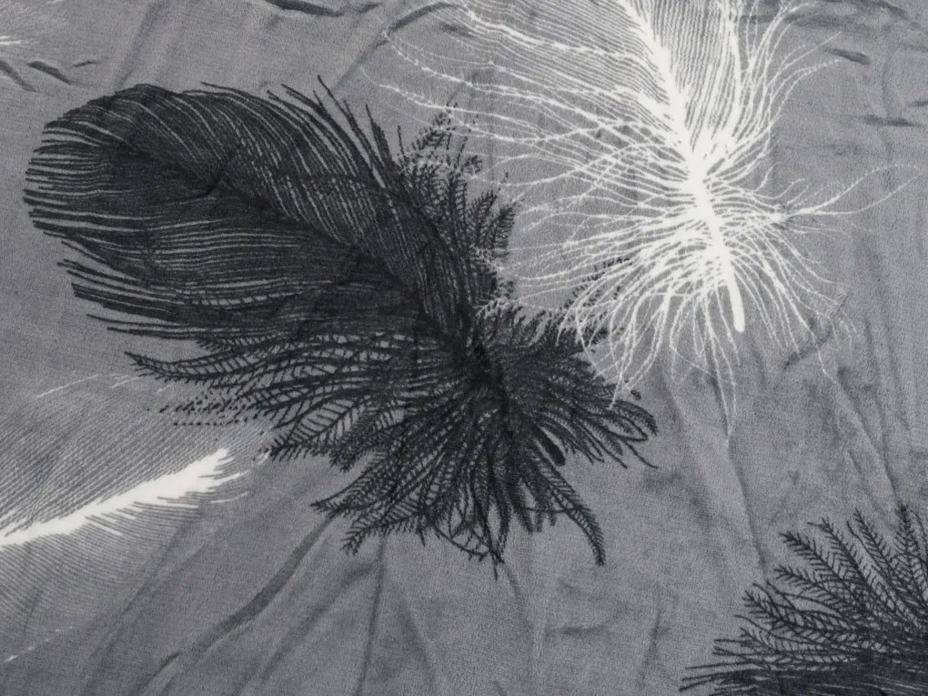 PrzytulneMieszkanie.pl PrzytulneMieszkanie.pl Pościel z mikropluszu VELSOFT szara Rozmiar pościeli: 70 x 90 cm | 140 x 200 cm