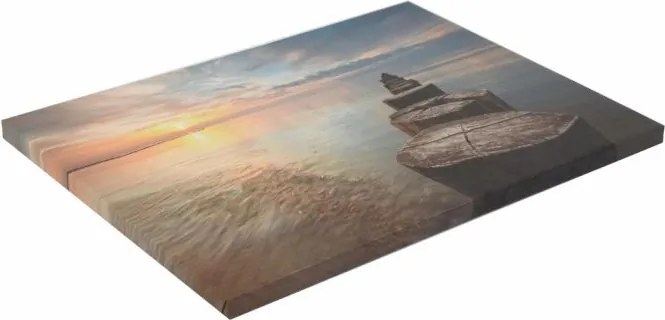 Obraz na ścianę "Droga w morzu", LED z timerem, 30 x 40 cm