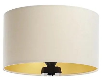 Uniwersalny klosz STANDART E27 pr. 45 cm kremowo-złoty