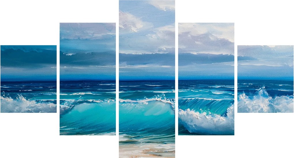 Obraz - Fale morskie (125x70 cm)