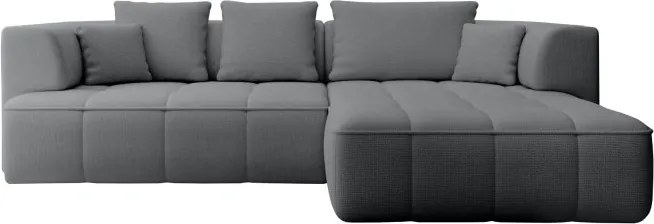 Narożnik ALBIO S Prawostronny z elektryczną regulacją siedziska, funkcja spania, wolnostojący w tkaninie EDEN 19 WERSAL