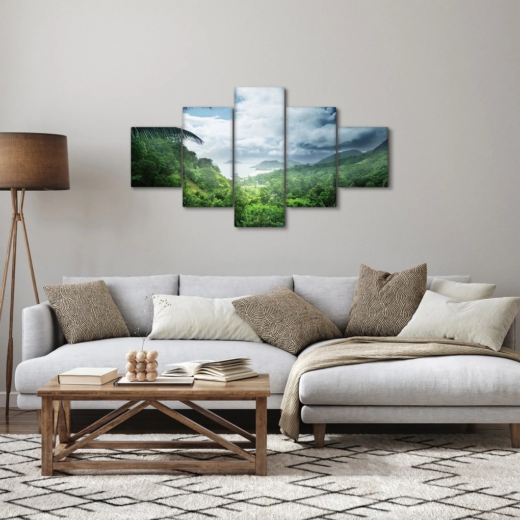 Obraz - Dżungla Seszeli (125x70 cm)