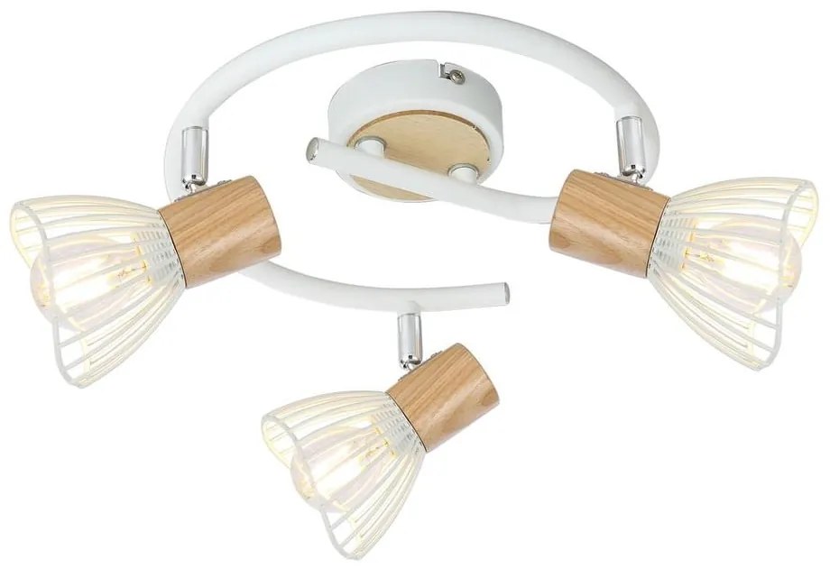Biała/w naturalnym kolorze lampa punktowa 42x42 cm Chile – Candellux Lighting