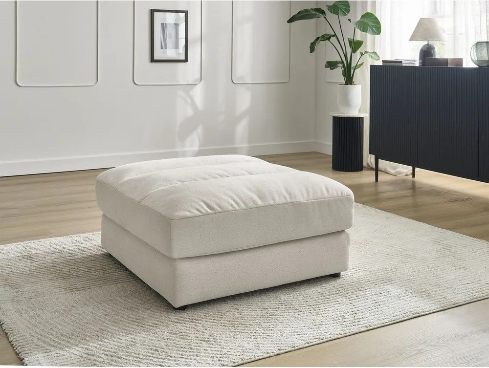 Beżowy aksamitny podnóżek Sierra – Bobochic Paris