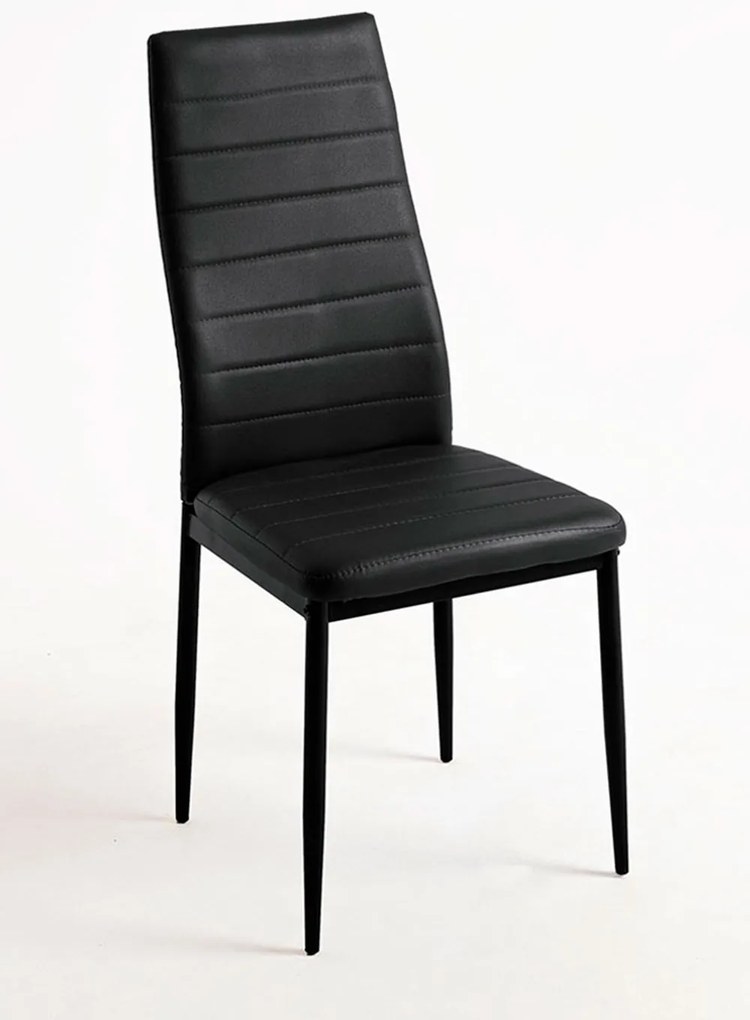 Pakiet 4 krzese Lauter ze sztucznej skóry