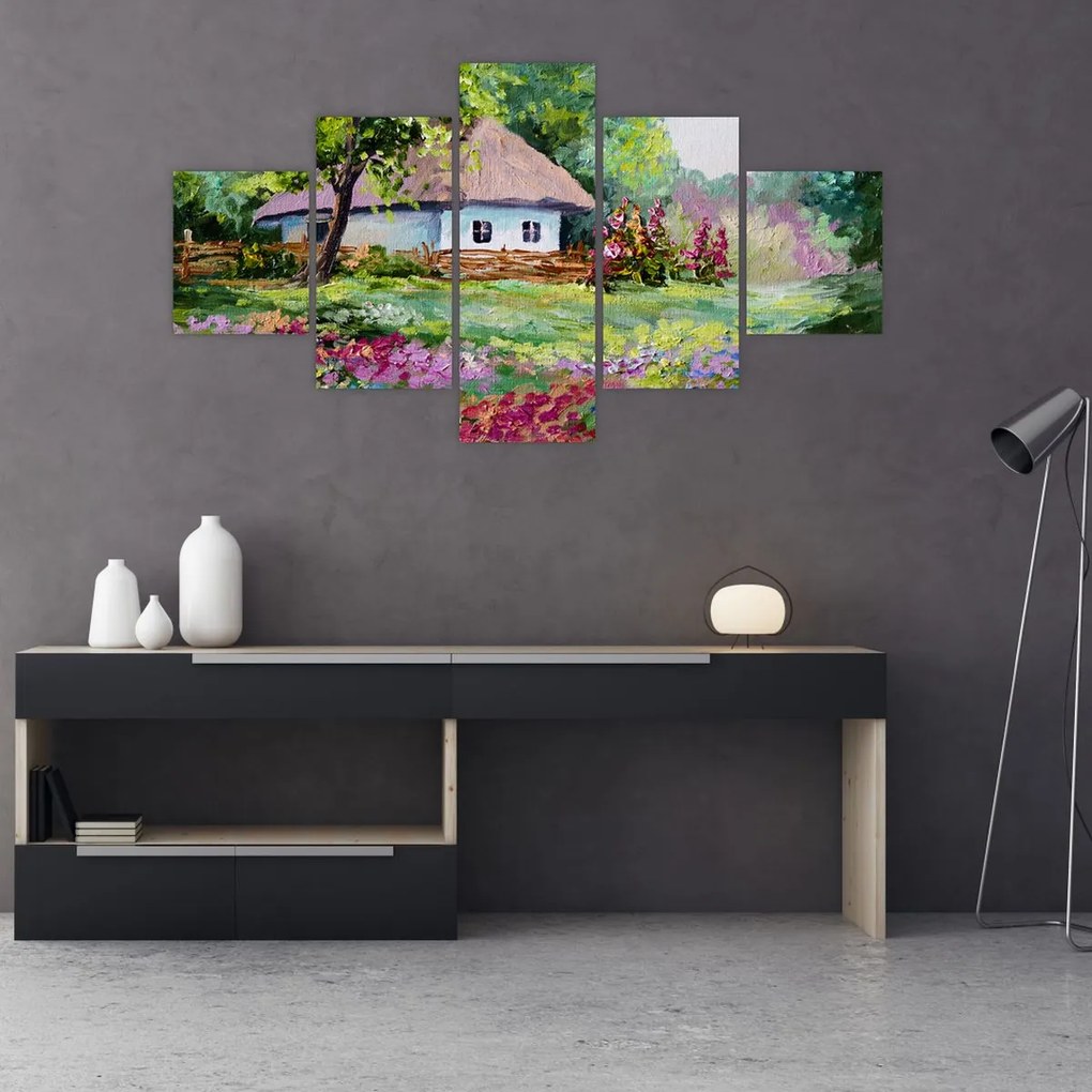 Obraz - Domek (125x70 cm)