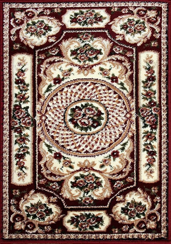 Dywan Liwia Plony Persefony bordo 150x230 Prostokąt