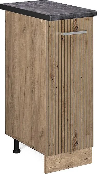 Szafka apteczna dąb rzemieślniczy 30x60x81.6 r-line