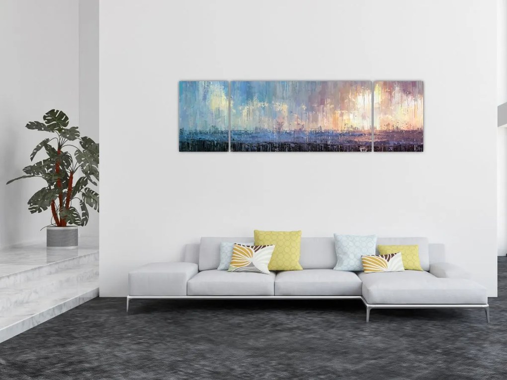 Obraz - Abstrakcja (170x50 cm)