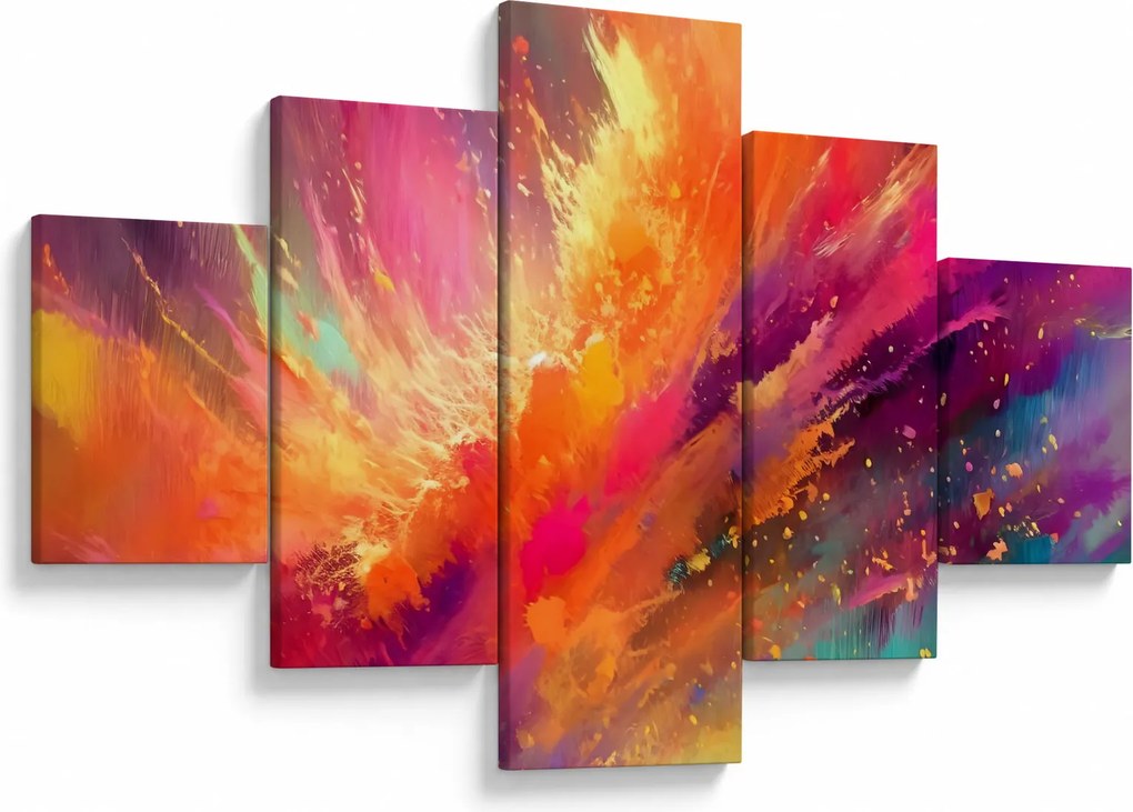 Obraz - Dynamiczna abstrakcja (125x70 cm)