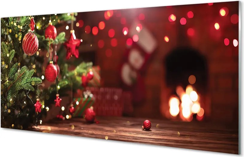 Panel szklany do Kuchni Magia Świątecznych Prezentów