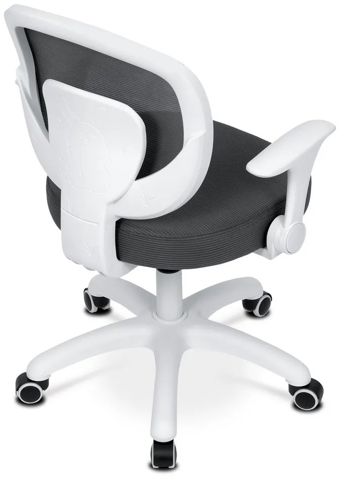 Autronic KA-K1062 GREY Krzesło biurowe, szare