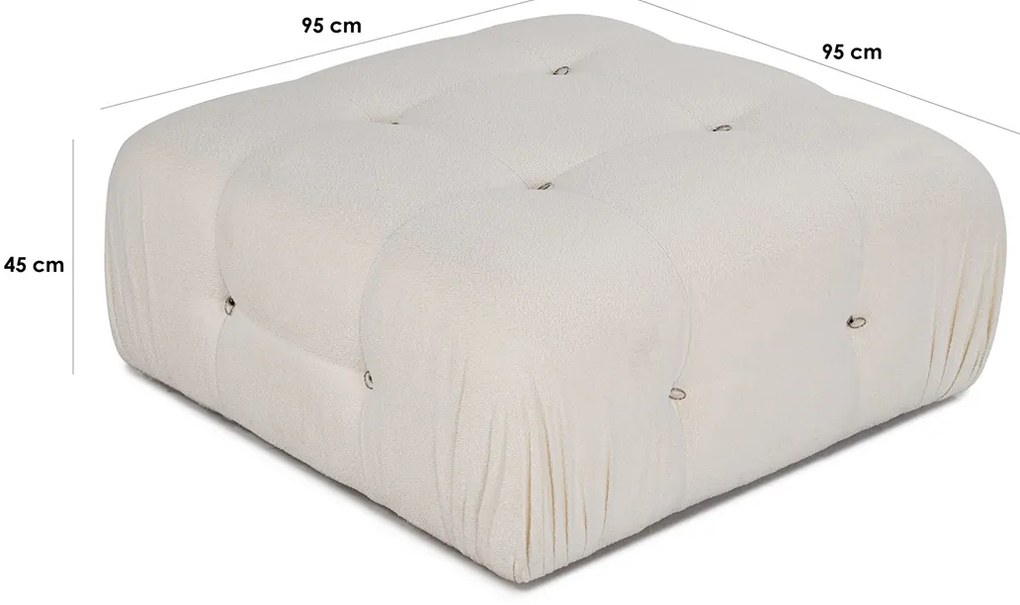 Taboret Bubble Pouffe Beige