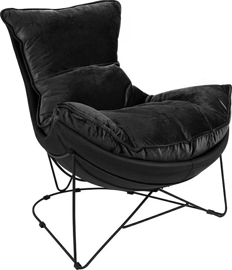 Designerski fotel wypoczynkowy Otilia Stand Velvet