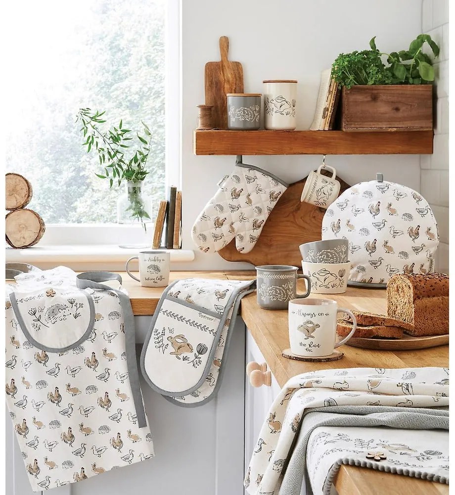 Bawełniane ścierki zestaw 3 szt. 45x65 cm Country Animals – Cooksmart ®