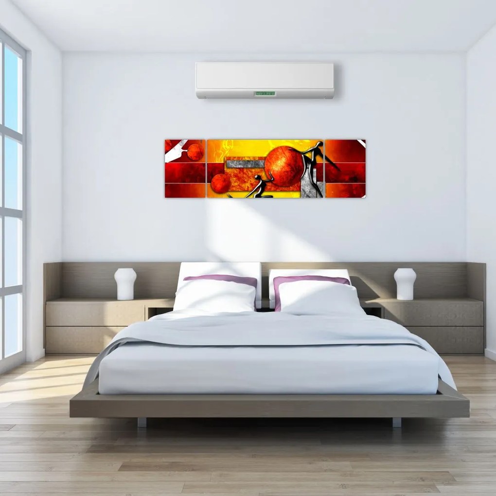 Obraz - Malarstwo ludzkości (170x50 cm)