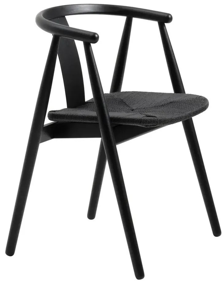 Czarne krzesło Relate – Unique Furniture