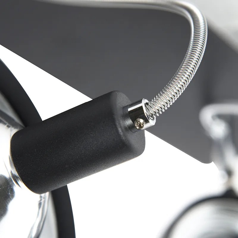 Designerski reflektor czarny 2-światłowy regulowany - Nox