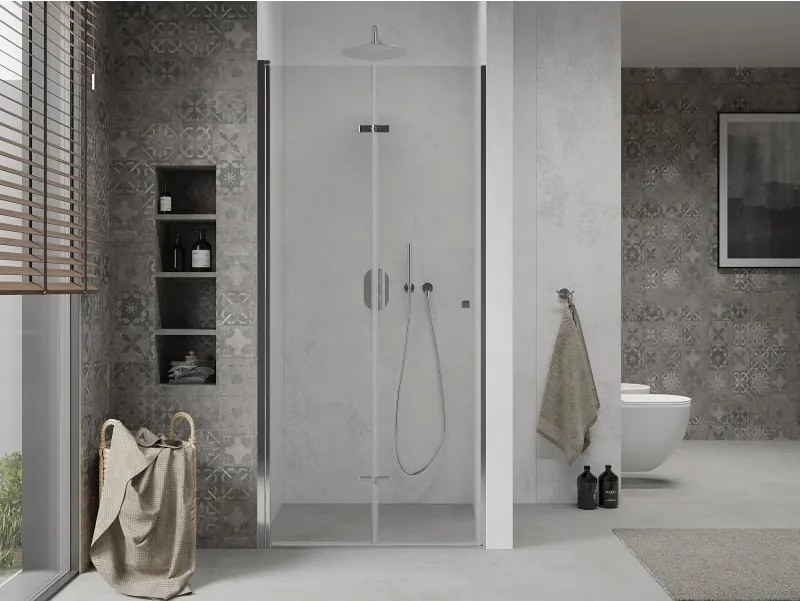 Mexen Lima drzwi prysznicowe składane 100 cm, transparent, chrom - 856-100-000-01-00