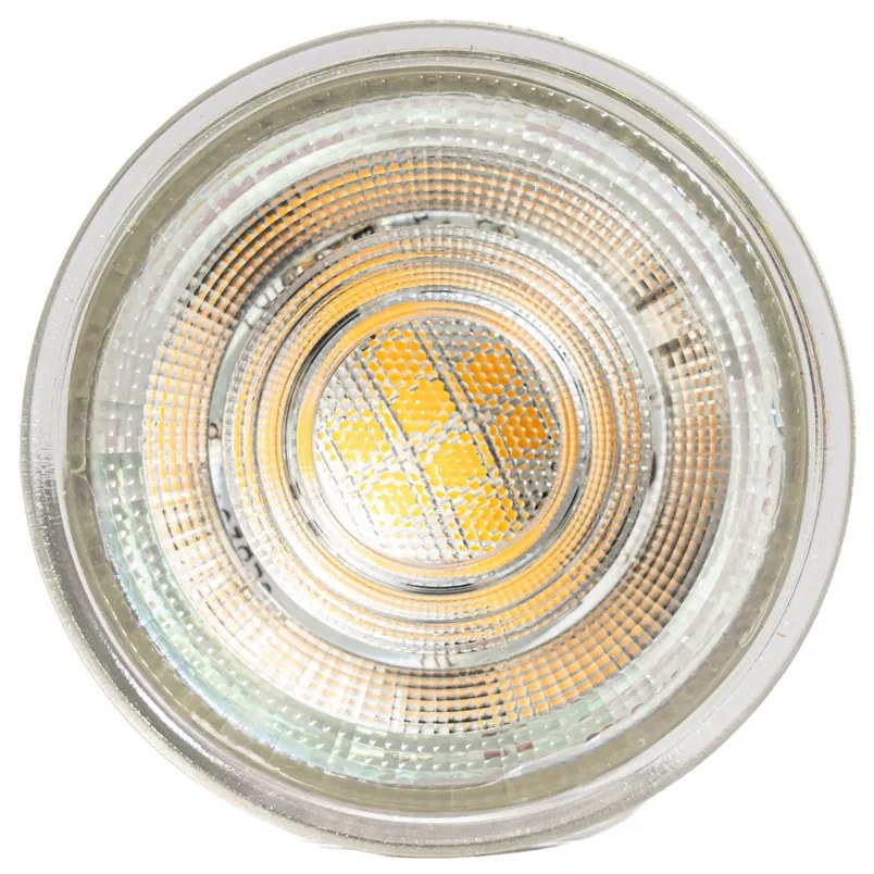 Zestaw 5 ściemnialnych żarówek LED GU10 50mm przezroczystych 4,9W 450 lm 2700K