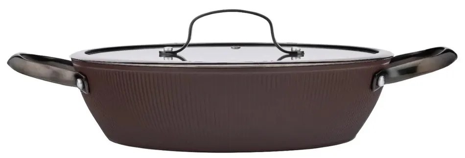 Valdinox Naczynie płytkie z pokrywką Stripes 28cm, 3,2 l