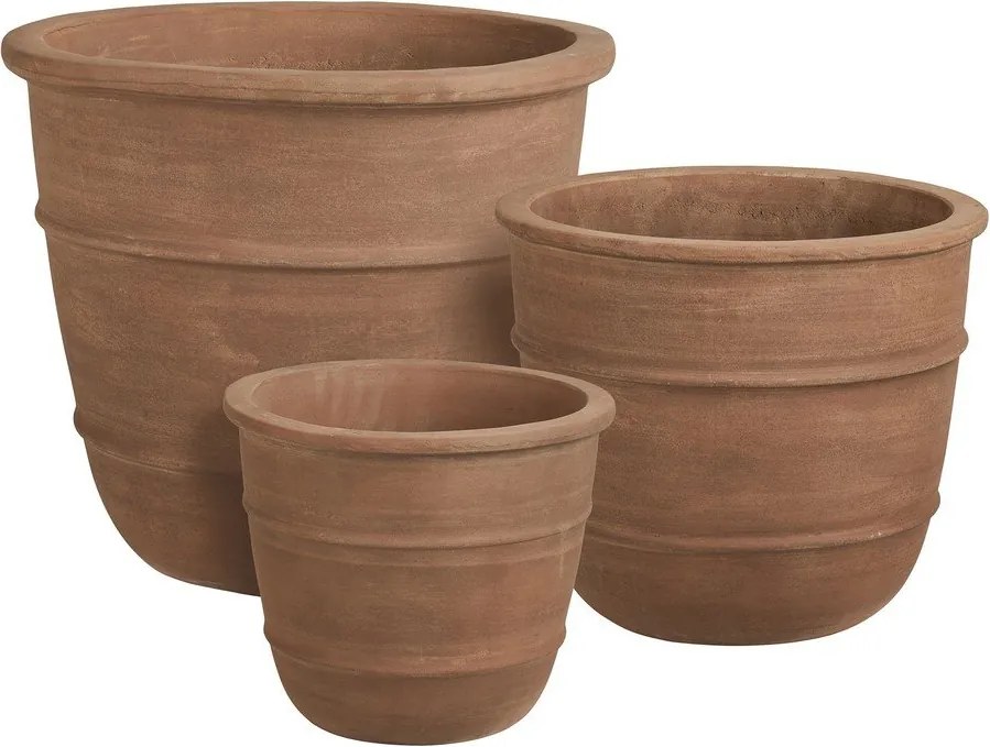 Terakotowe doniczki zestaw 3 szt. ø 48 cm Kragholm – House Nordic