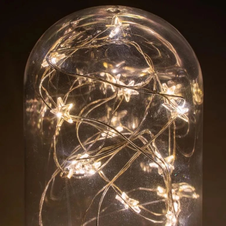 Świecąca dekoracja - Kopuła - 20 diod LED, ciepła b.