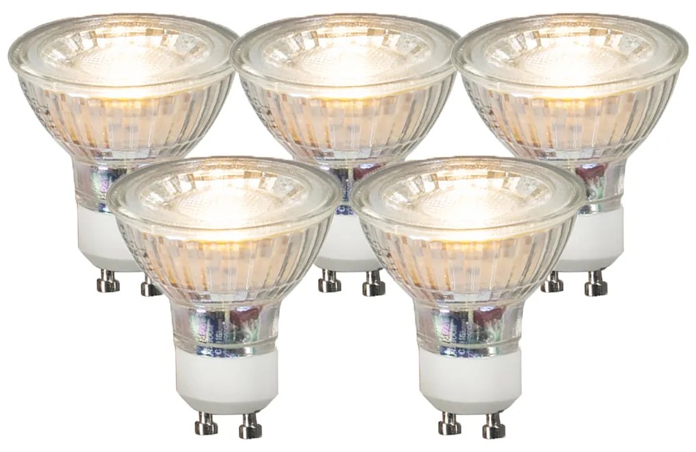 Zestaw 5 Żarówek LED GU10 COB 3,5W 330 lm 3000K