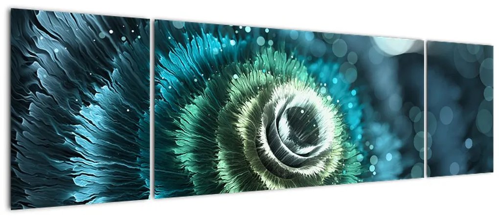 Obraz - Kwiat w szczegółach (170x50 cm)