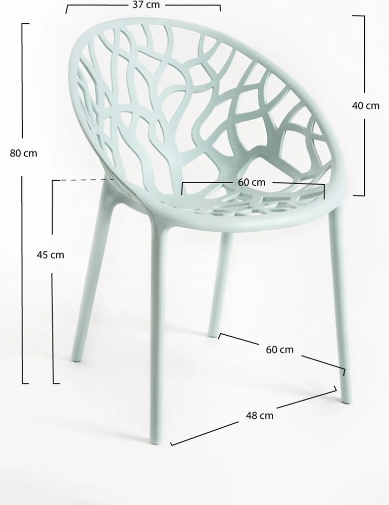 Zestaw 4 Krzese Nido