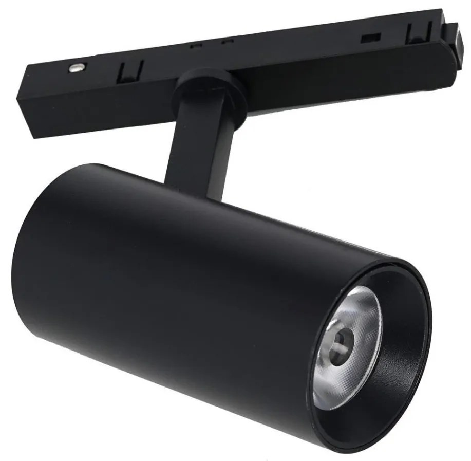 LED punktowe oświetlenie do systemu szynowego MAGNETIC TRACK LED/10W/48V czarne