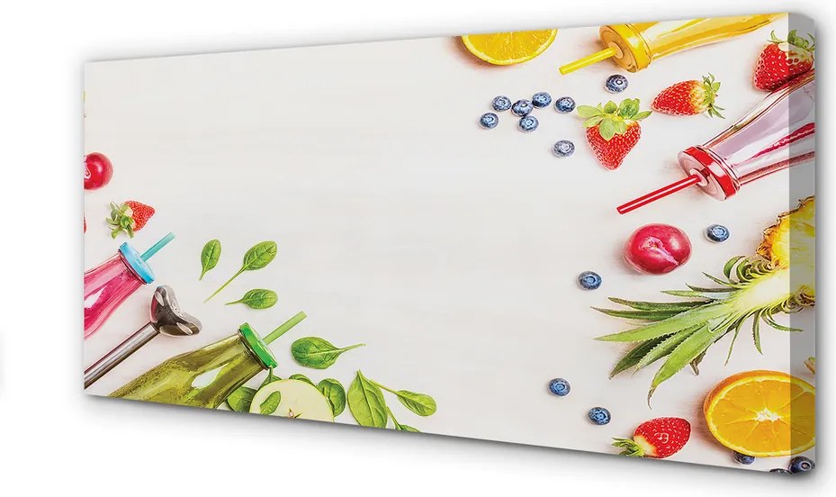 Obraz drukowany na płótnie Zielony Koktajl Witaminowy
