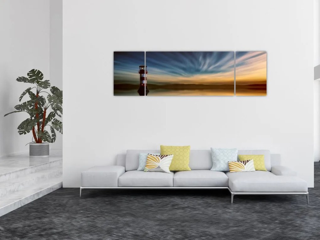 Obraz latarni morskiej (170x50 cm)