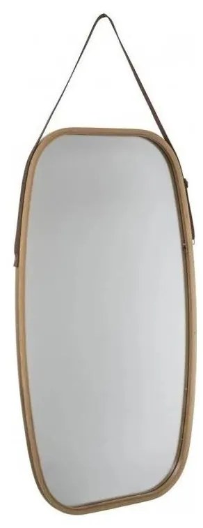 5five - Lustro ścienne OVAL 77x43 cm bambus