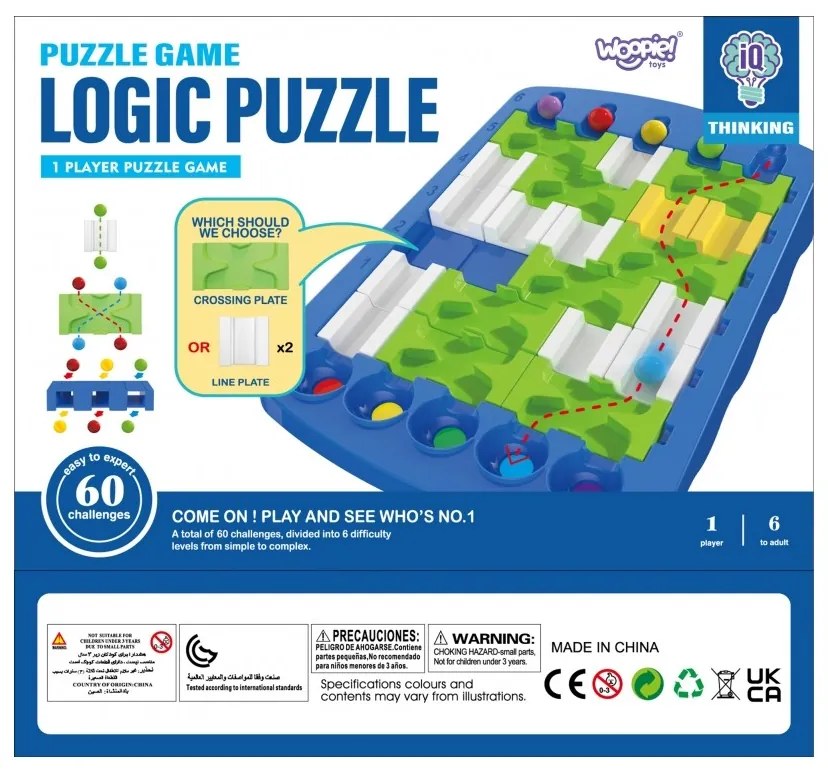 Woopie iq gra logiczna strategiczna trening mózgu "labirynt logiczny"