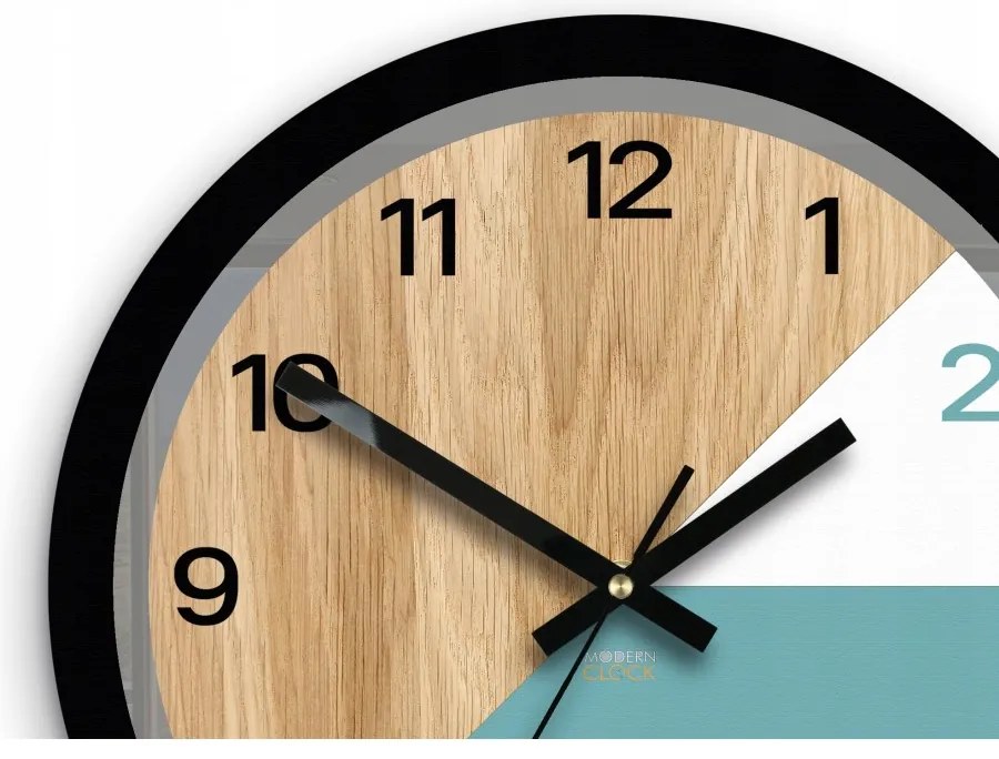 Zegar ścienny nowoczesny z cichym mechanizmem do salonu sypialni okrągły