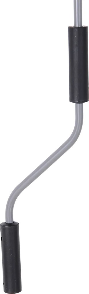 Markiza Pionowa Outsunny z Ochroną przed Słońcem i Wiatrem, Szara