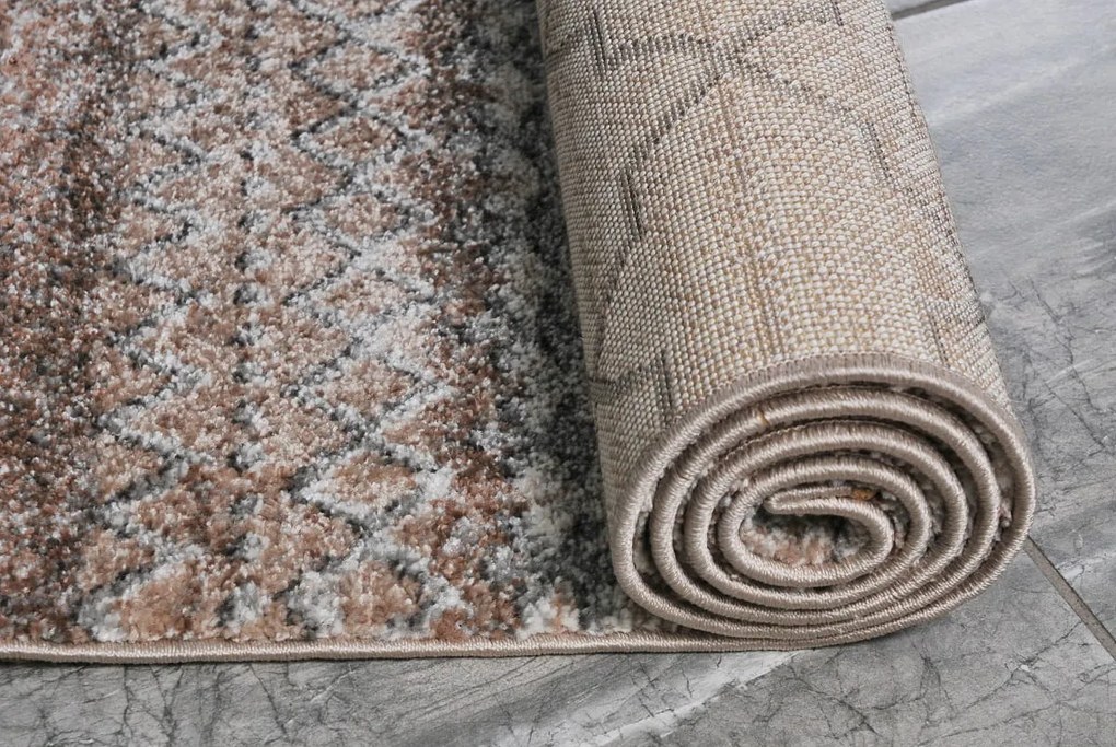 Dywan Diamond New 3D marokański beżowy 120 cm x 160 cm