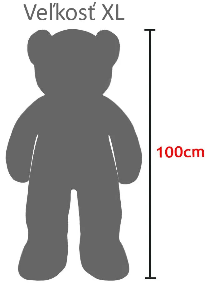 Duży pluszowy miś BENY, 100cm, brązowa Monzana