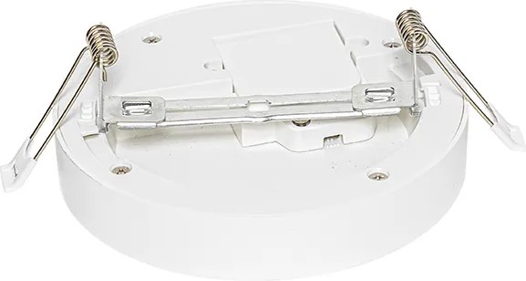 Zestaw 6 reflektorów wpuszczanych lub natynkowych białych 14 cm z diodami LED z 3-stopniową funkcją ściemniania do ciepłego światła z przełącznikiem DIP - Trans