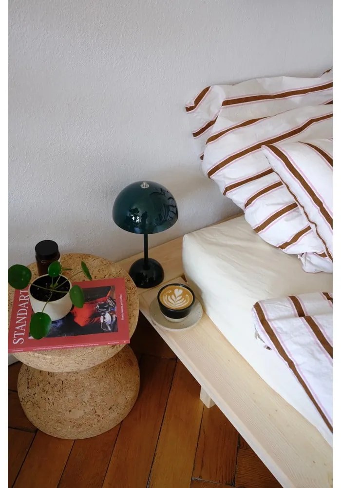 Łóżko dwuosobowe z litego drewna sosnowego ze stelażem 140x200 cm Japan – Karup Design