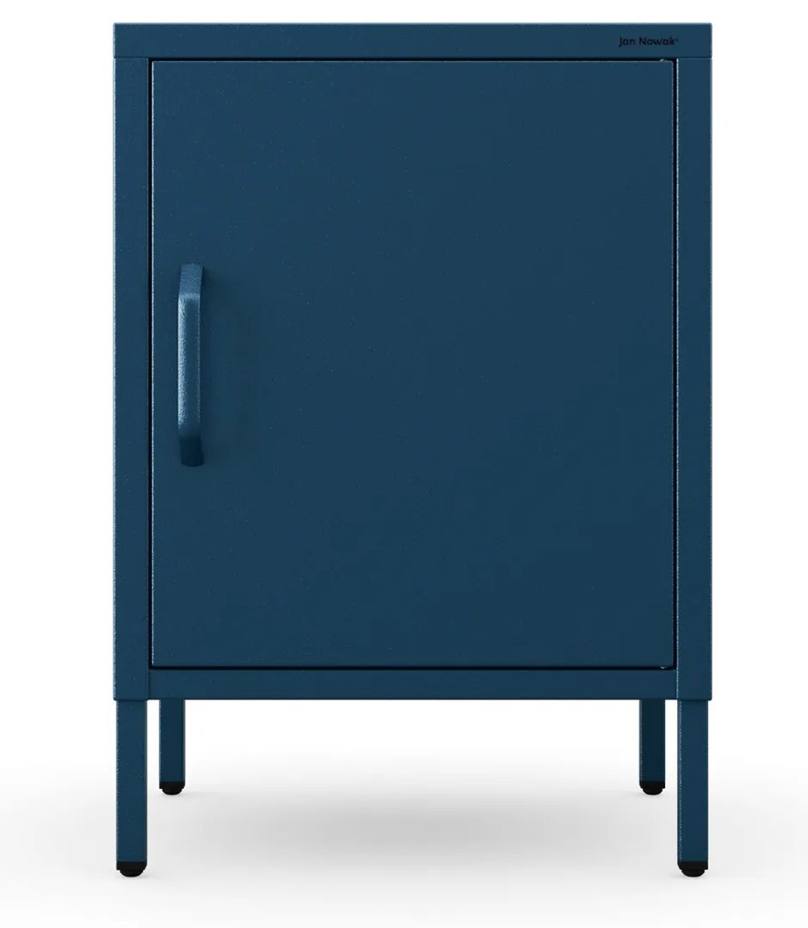 Szafka nocna metalowa granatowa Modern MIA, 424 x 595 x 400 mm